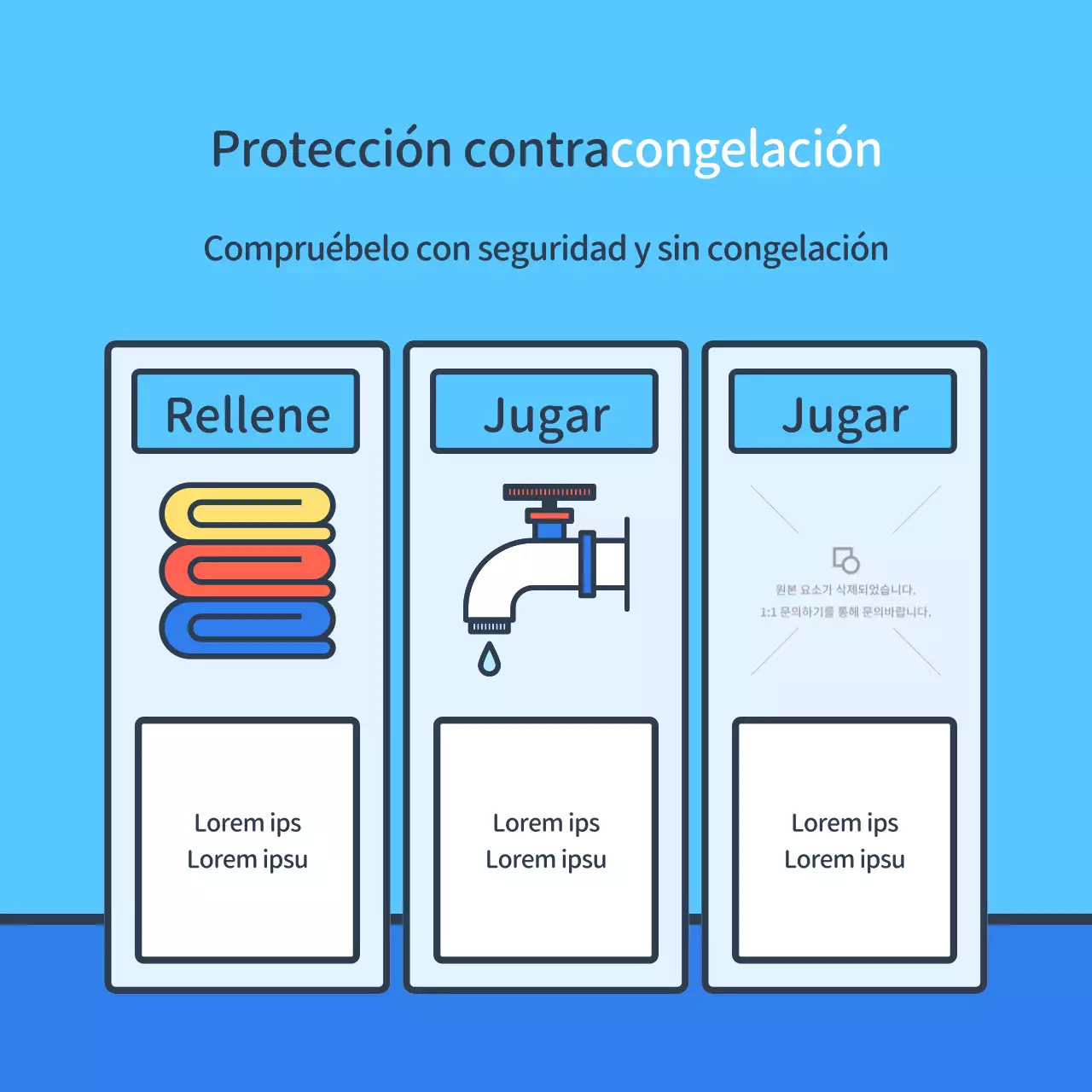 Guía minimalista para invernar en azul y celeste