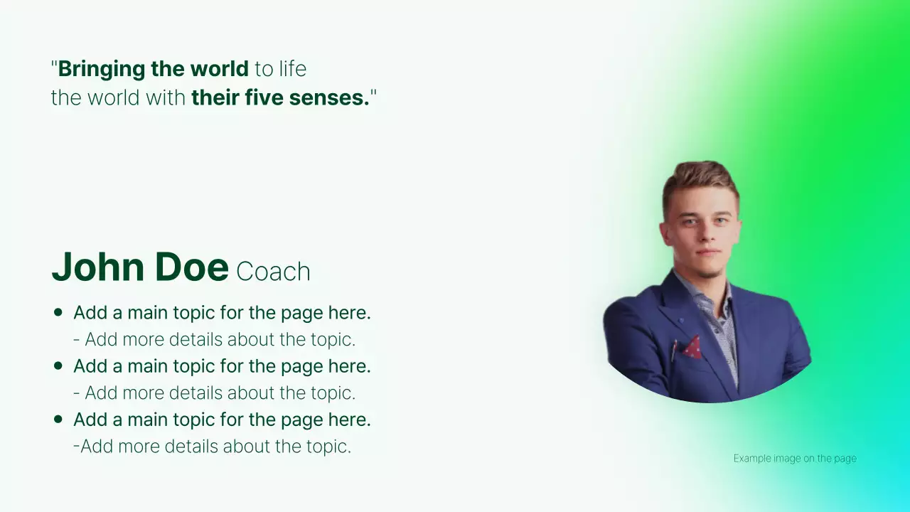 Green Modern Education Portfolio Presentation