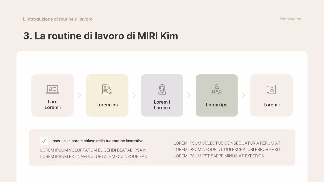 Beige e grigio, semplice materiale per il corso intensivo sul lavoro degli incumbent