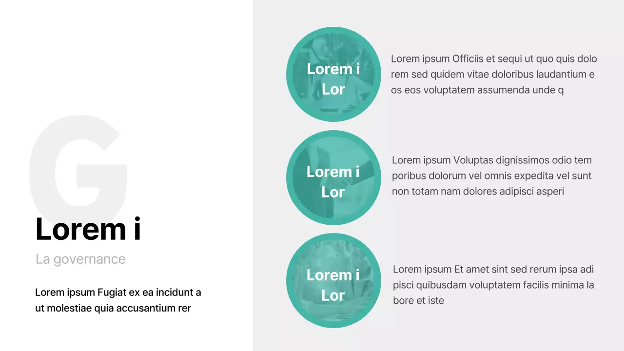 Sensazione di base con accenti di colore menta Rapporto ESG
