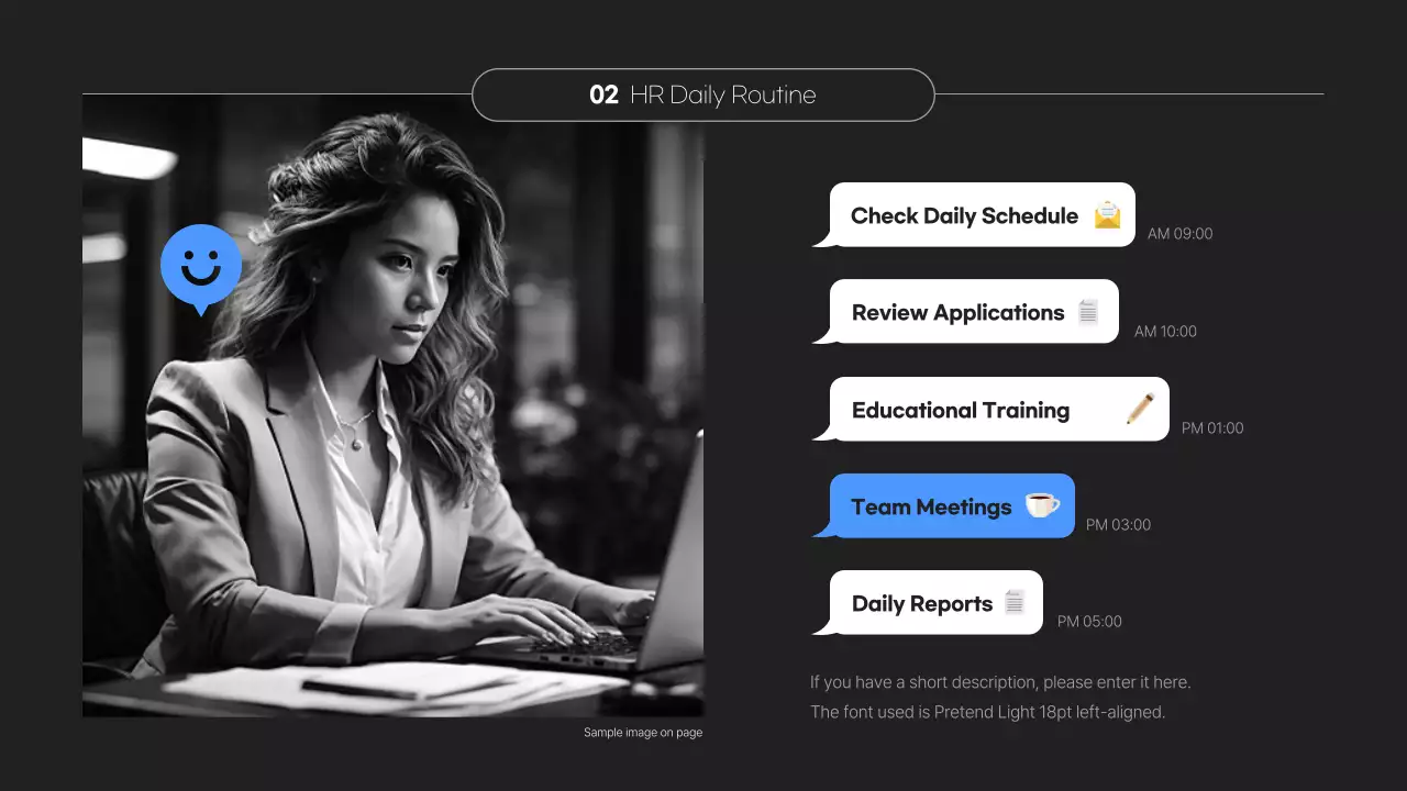 블랙 모던 HR 코스 프로모션 프레젠테이션