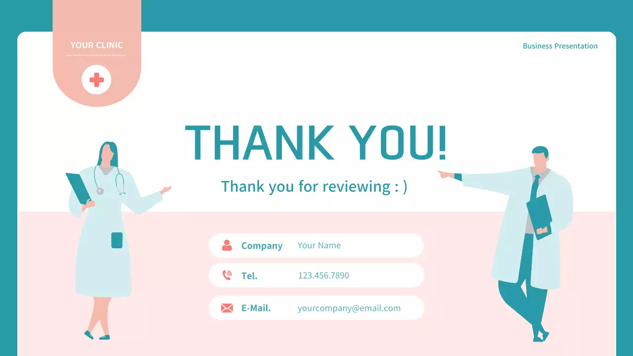 Teal Modern Healthcare Promotion Presentation