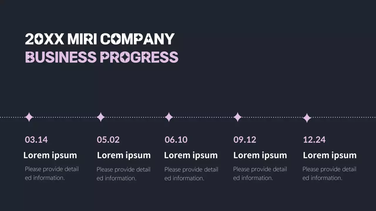 Black Modern Performance Report Document Presentation