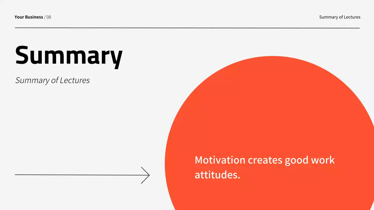 오렌지 모던 모티베이션 가이드 프레젠테이션