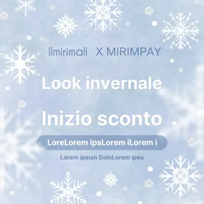 Annuncio di vendita blu chiaro naturale