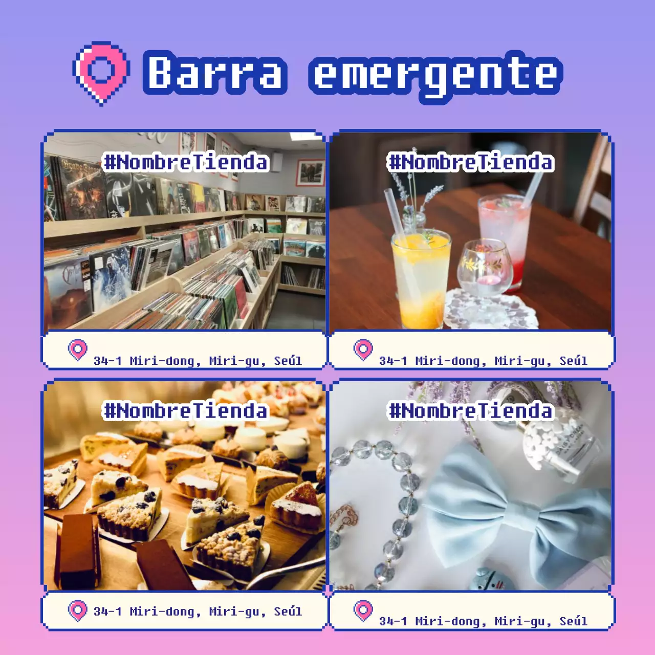 Anuncio vintage de marketing viral con fondo malva