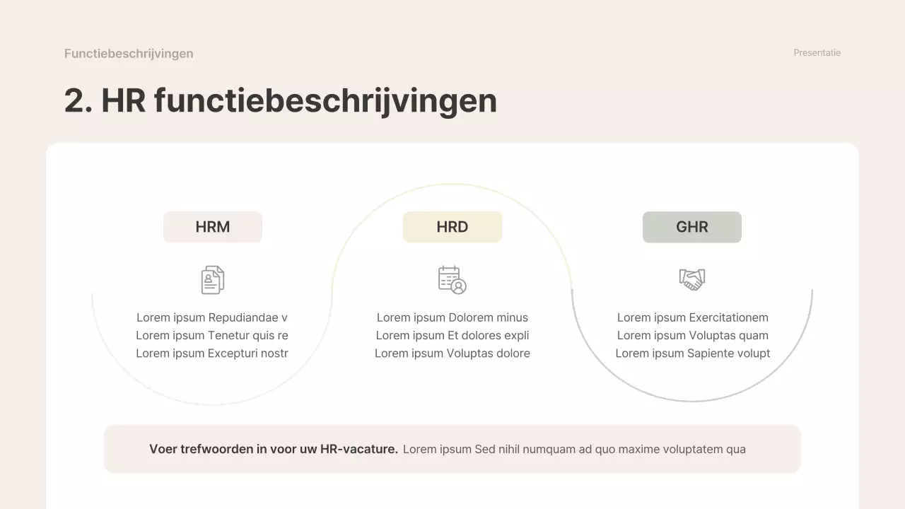 Beige en grijs, eenvoudig materiaal voor een spoedcursus voor zittend personeel