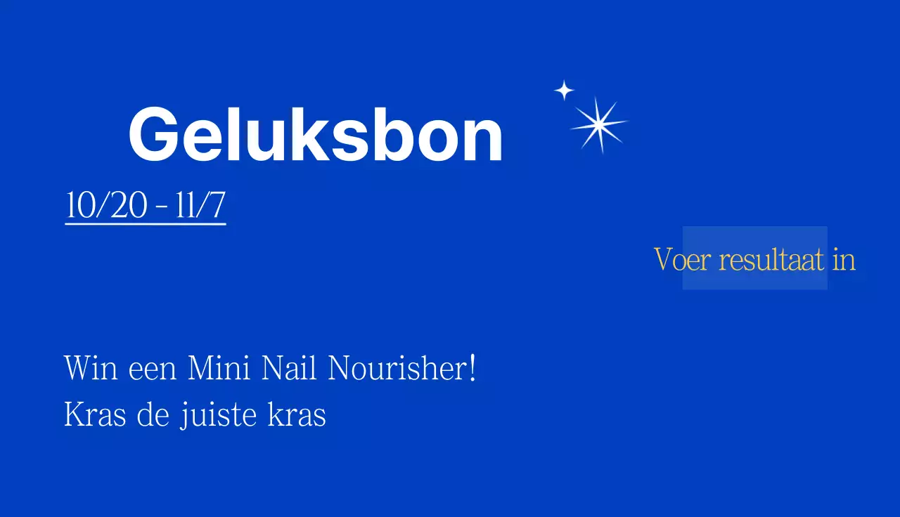 De gebeurtenisloterij van de schoonheidsnagel salon met blauwe achtergrond