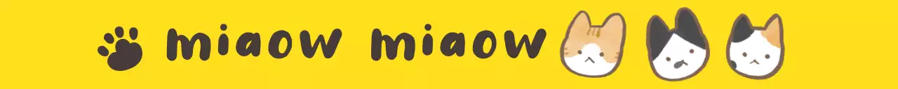 Kafe kucing dengan ilustrasi kucing yang lucu