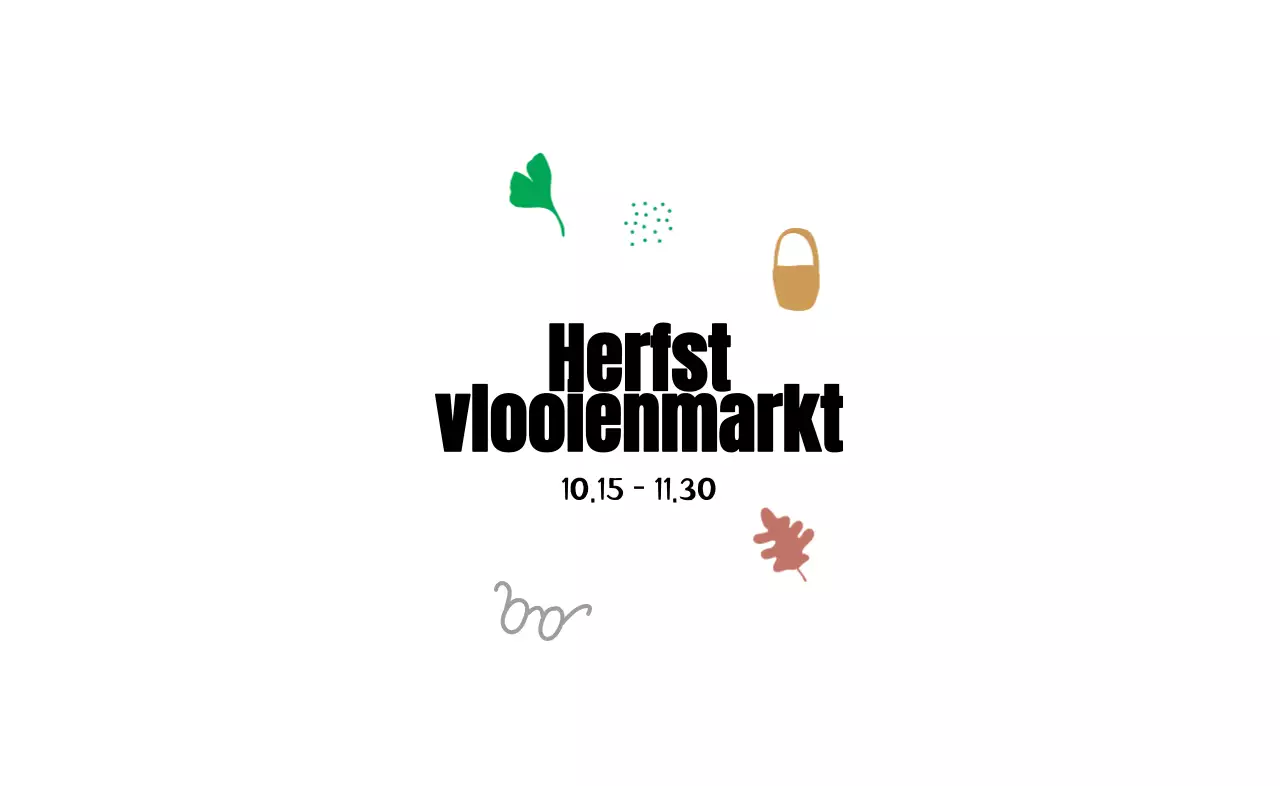 Een seizoensgebonden vlooienmarkt van vintage illustraties