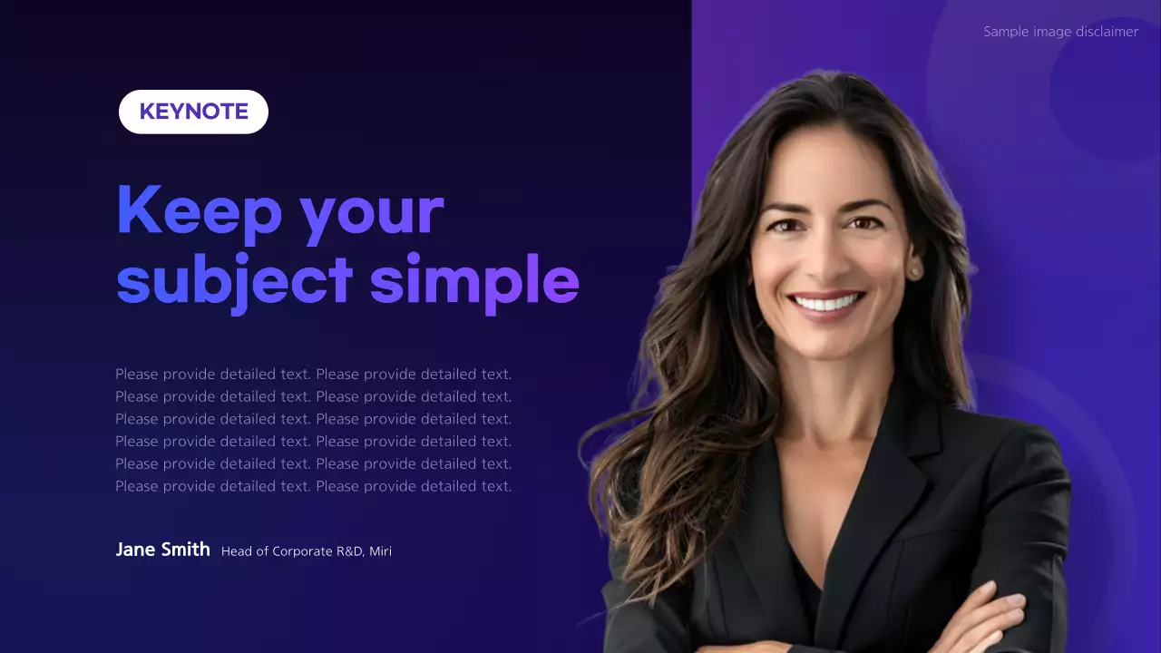 Blue Modern Conference Announcement Presentation