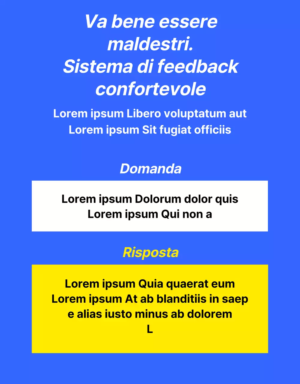 Promuovete un accordo per una lezione di inglese kitsch blu e giallo