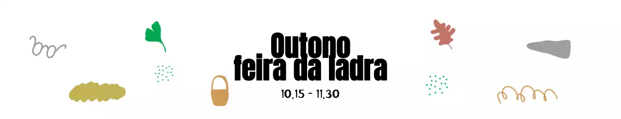 Uma feira da ladra sazonal de ilustrações vintage