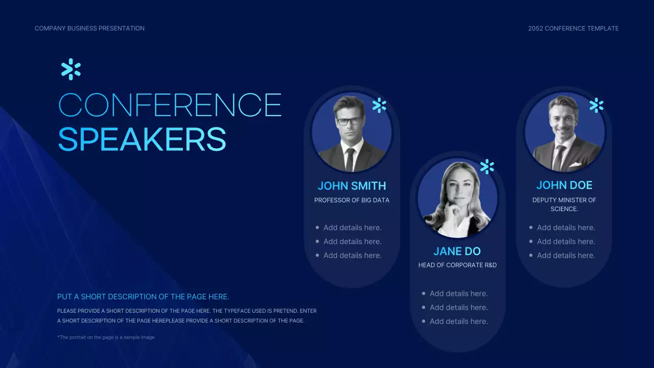 블루 모던 비즈니스 발표 프레젠테이션