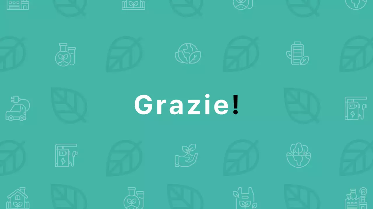 Sensazione di base con accenti di colore menta Rapporto ESG