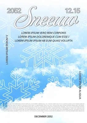 Regelmatige voorstellingen van trendy theater in lichtblauw en wit promoten