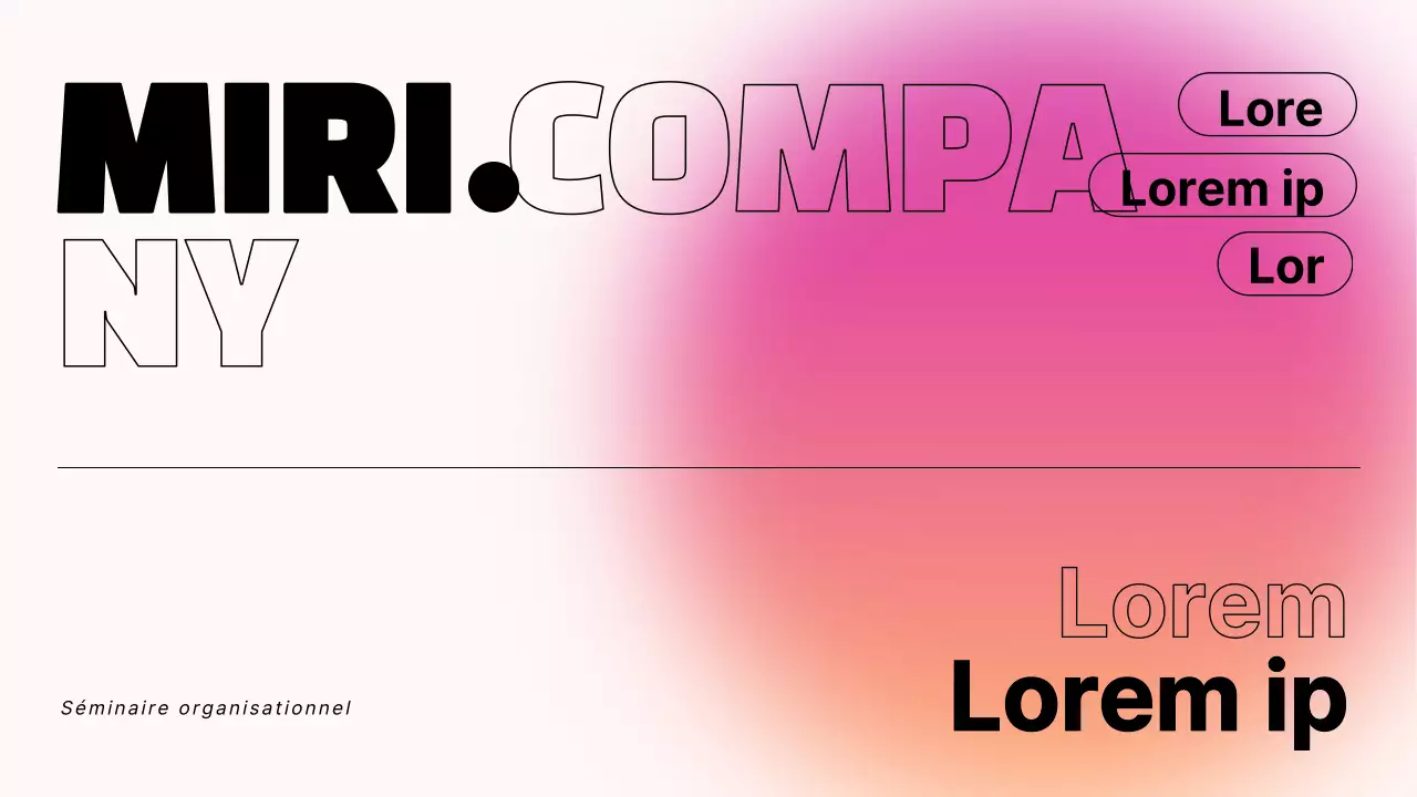 Matériel de formation pour le séminaire des nouveaux embauchés de Pink's Modern Company