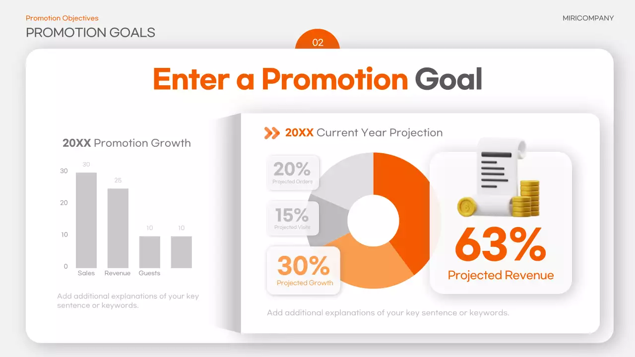 Orange Professional Promotion Plan Presentation