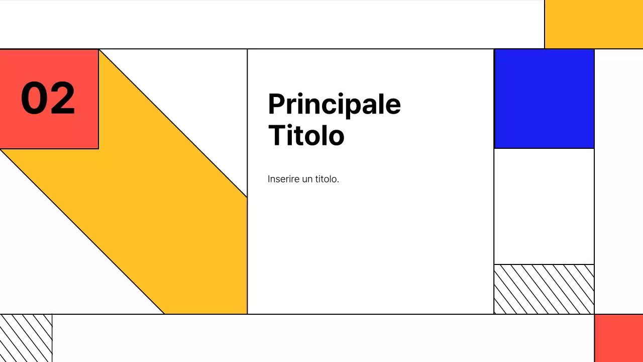 Un semplice rapporto commerciale in giallo e rosso