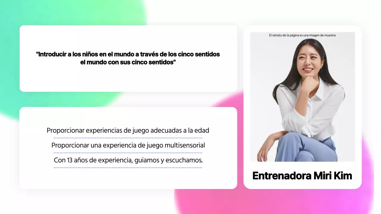 Una sencilla cartera de instructor rosa y azul