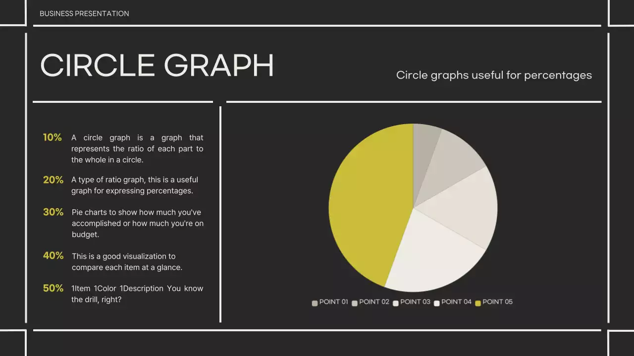그레이 모던 비즈니스 프레젠테이션