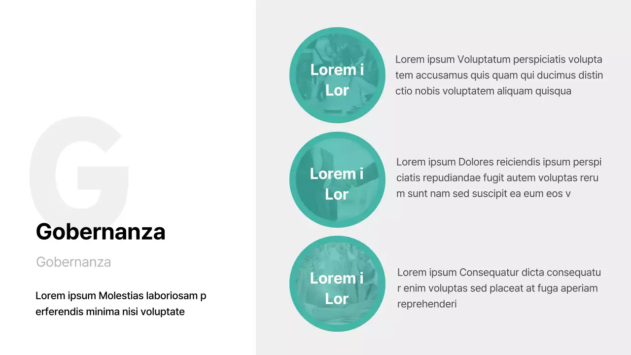 Tacto básico con acento en color menta Informe ESG