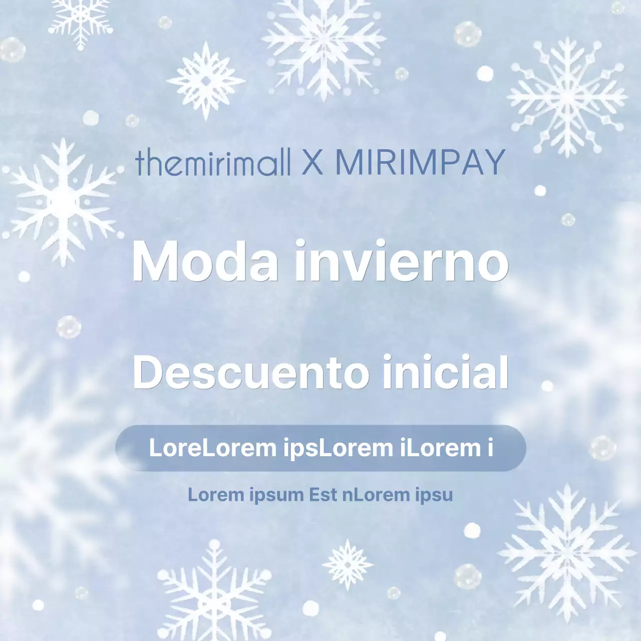 Anuncio de venta natural azul claro