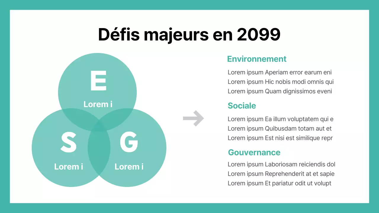 Une touche basique avec des accents de menthe Rapport ESG