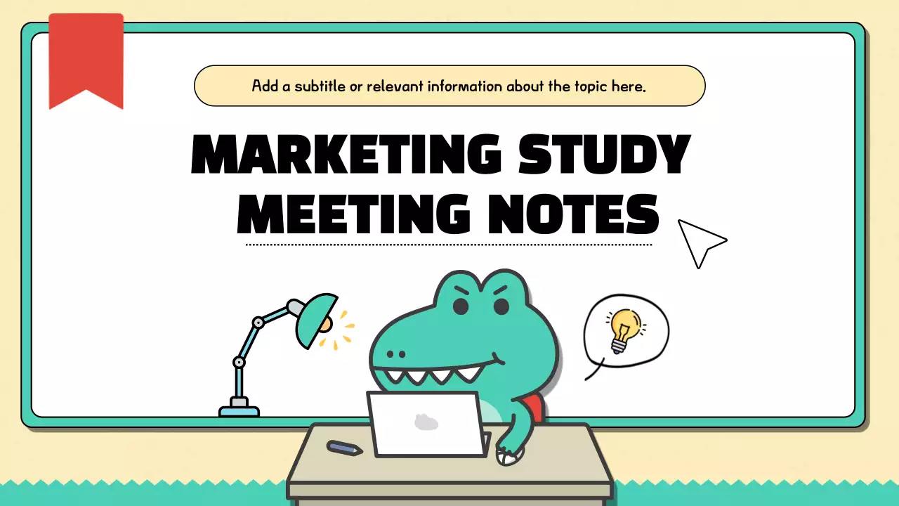 Green Comic Marketing Guide Presentation