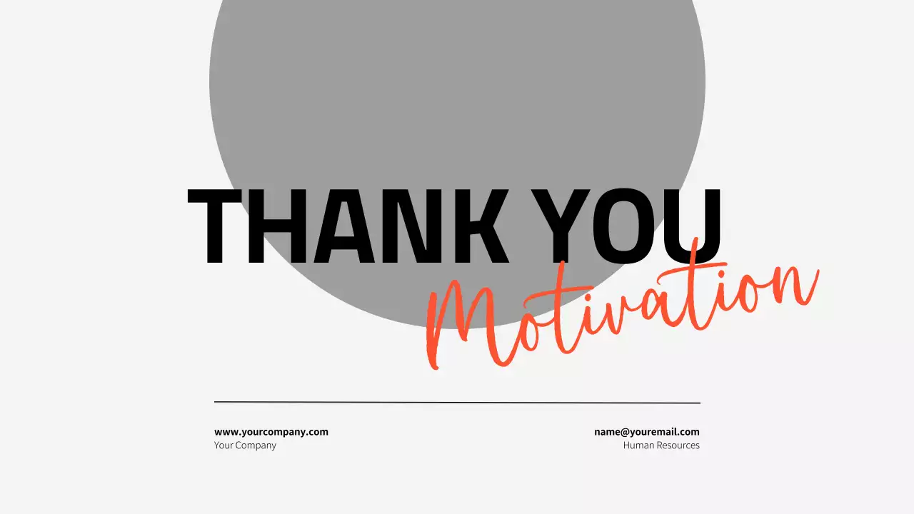 오렌지 모던 모티베이션 가이드 프레젠테이션