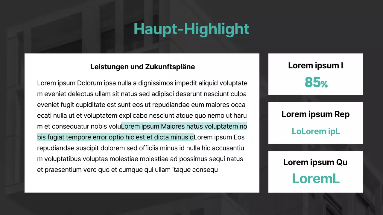 Basic-Feeling mit mintfarbenem Akzent ESG-Bericht