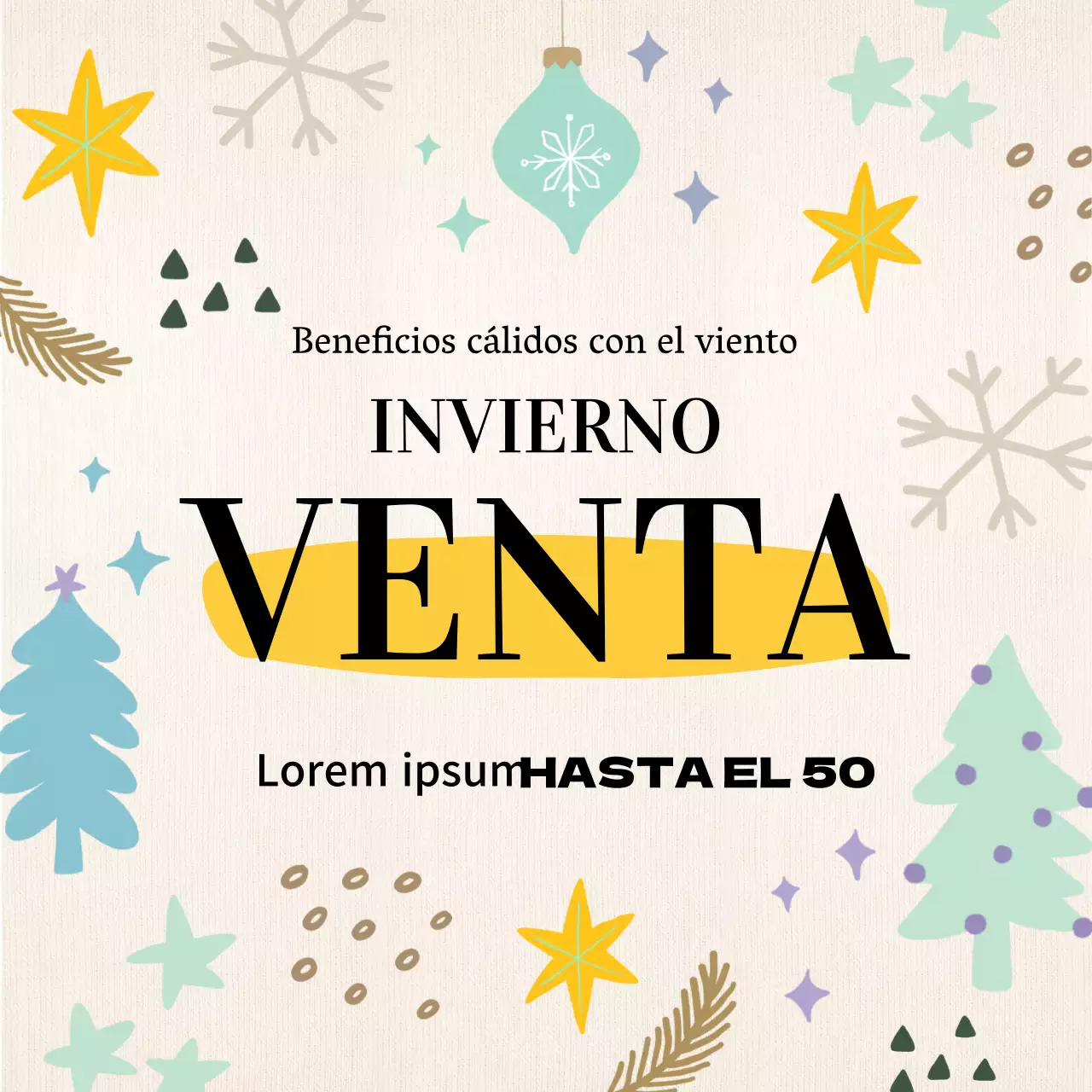 Un anuncio de rebajas con sabor a menta y muy mono