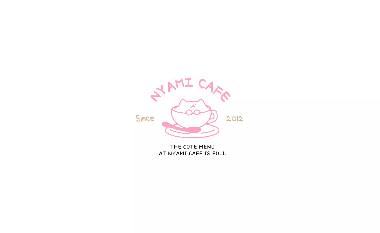 Coleção de menus ilustrados coloridos e bonitos de cafés com sobremesas