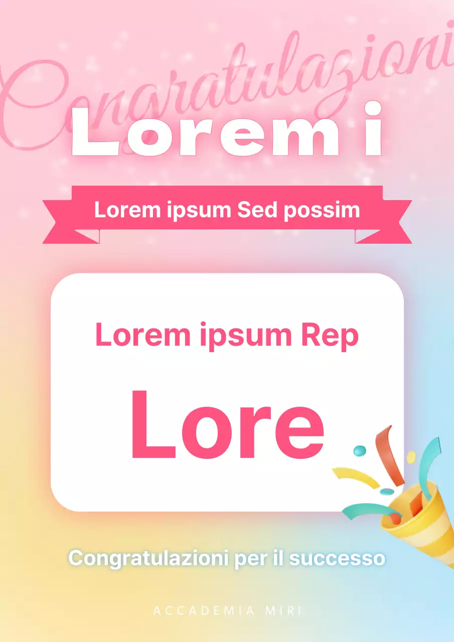 Una pubblicità kitsch rosa e gialla per un provino