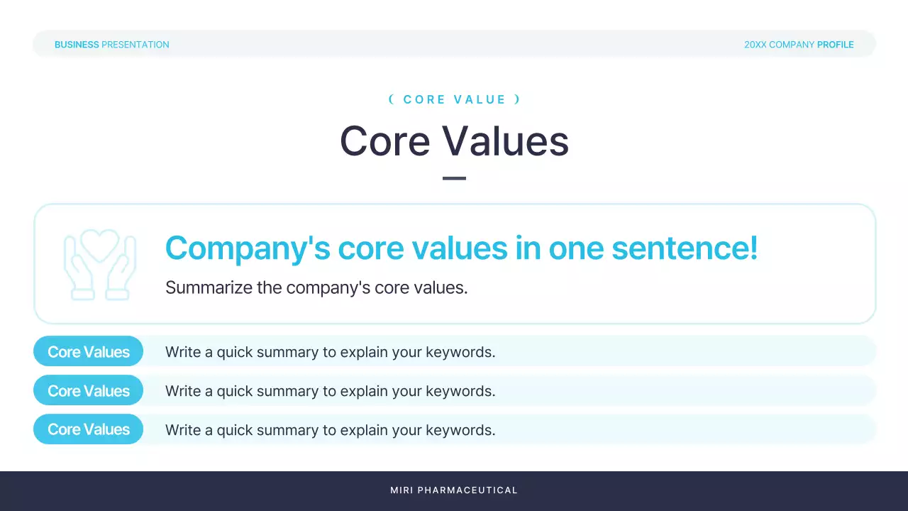 블루 프로페셔널 비즈니스 프레젠테이션