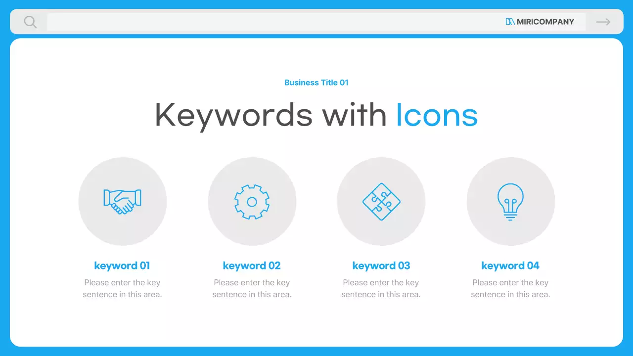 블루 심플 가이드 프레젠테이션