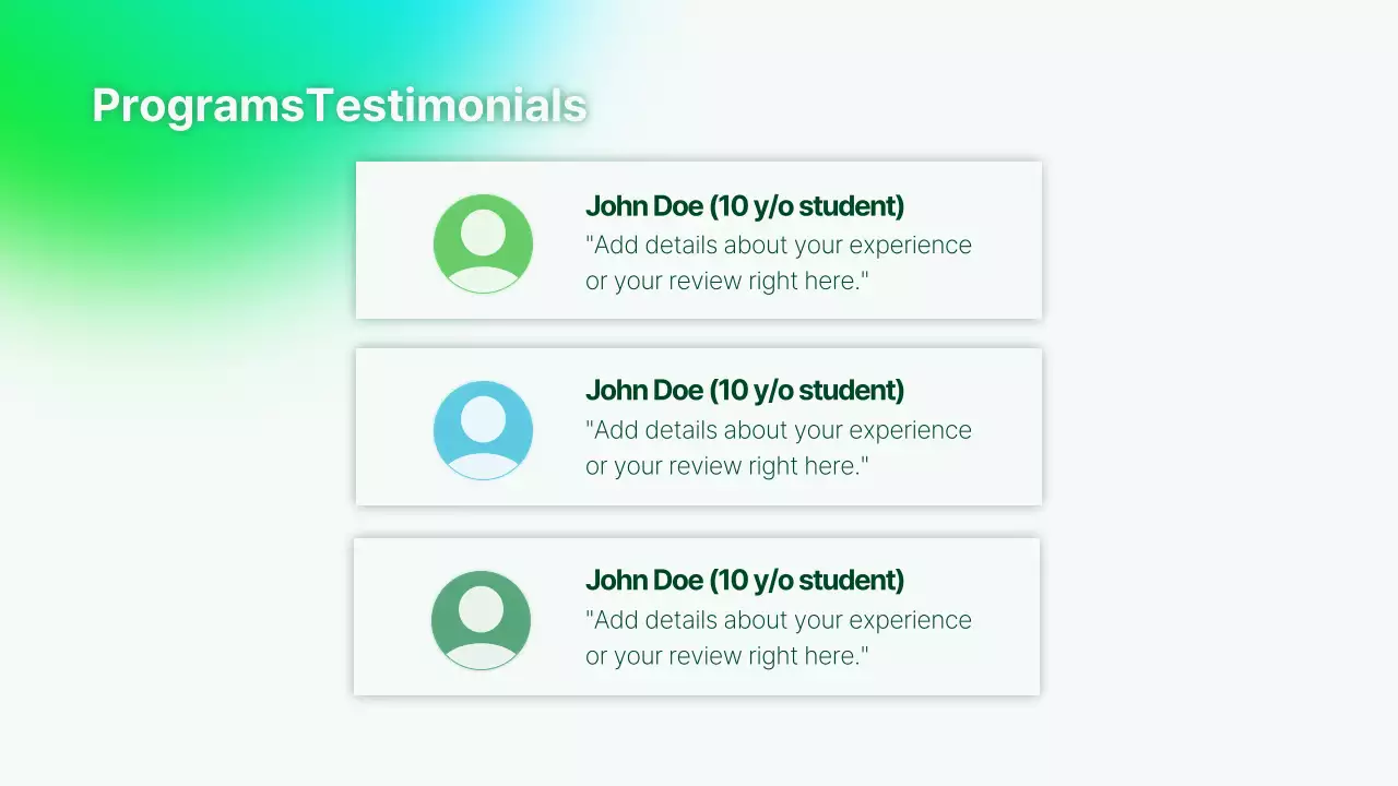 Green Modern Education Portfolio Presentation