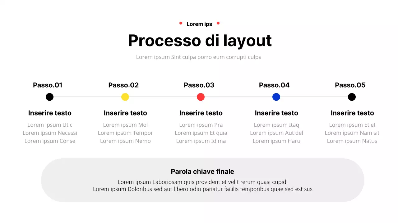 Relazione aziendale geometrica in giallo e rosso