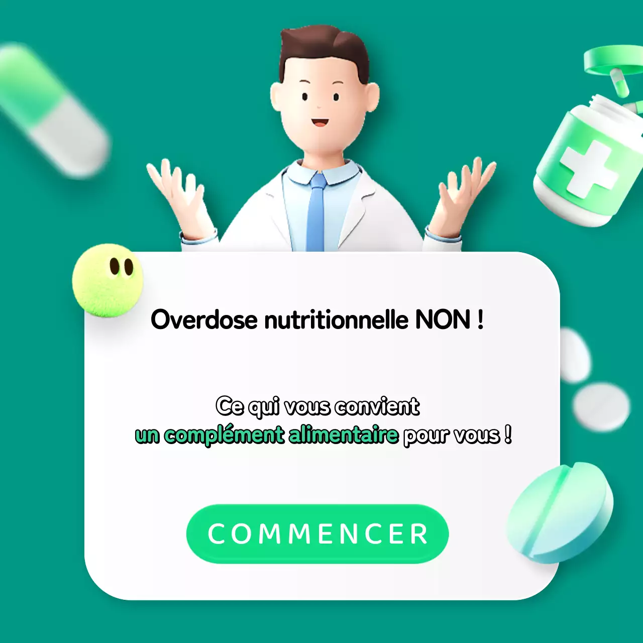 Promouvoir un test nutritionnel simple, vert et personnalisé en 3D