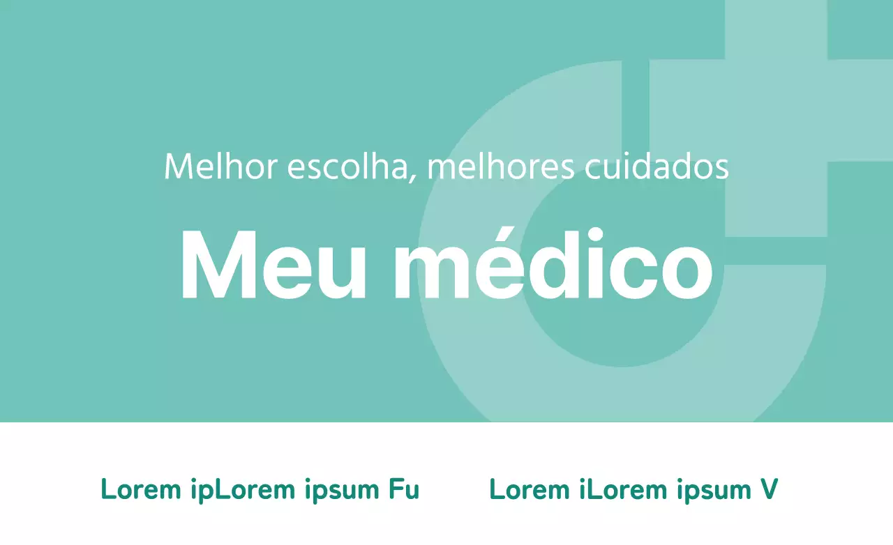 Logótipo de marca para um hospital em menta