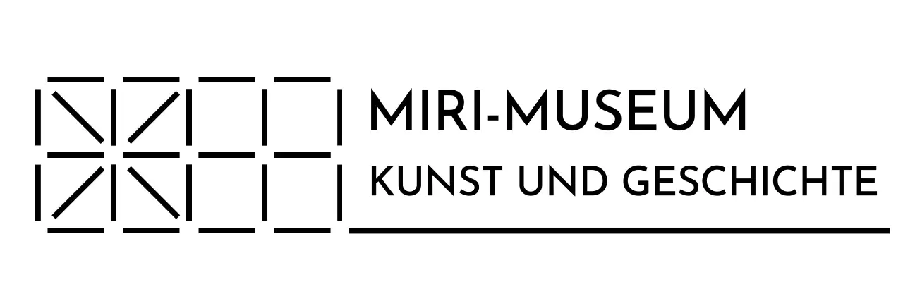Markenlogo mit einem Kunstgalerie-Konzept