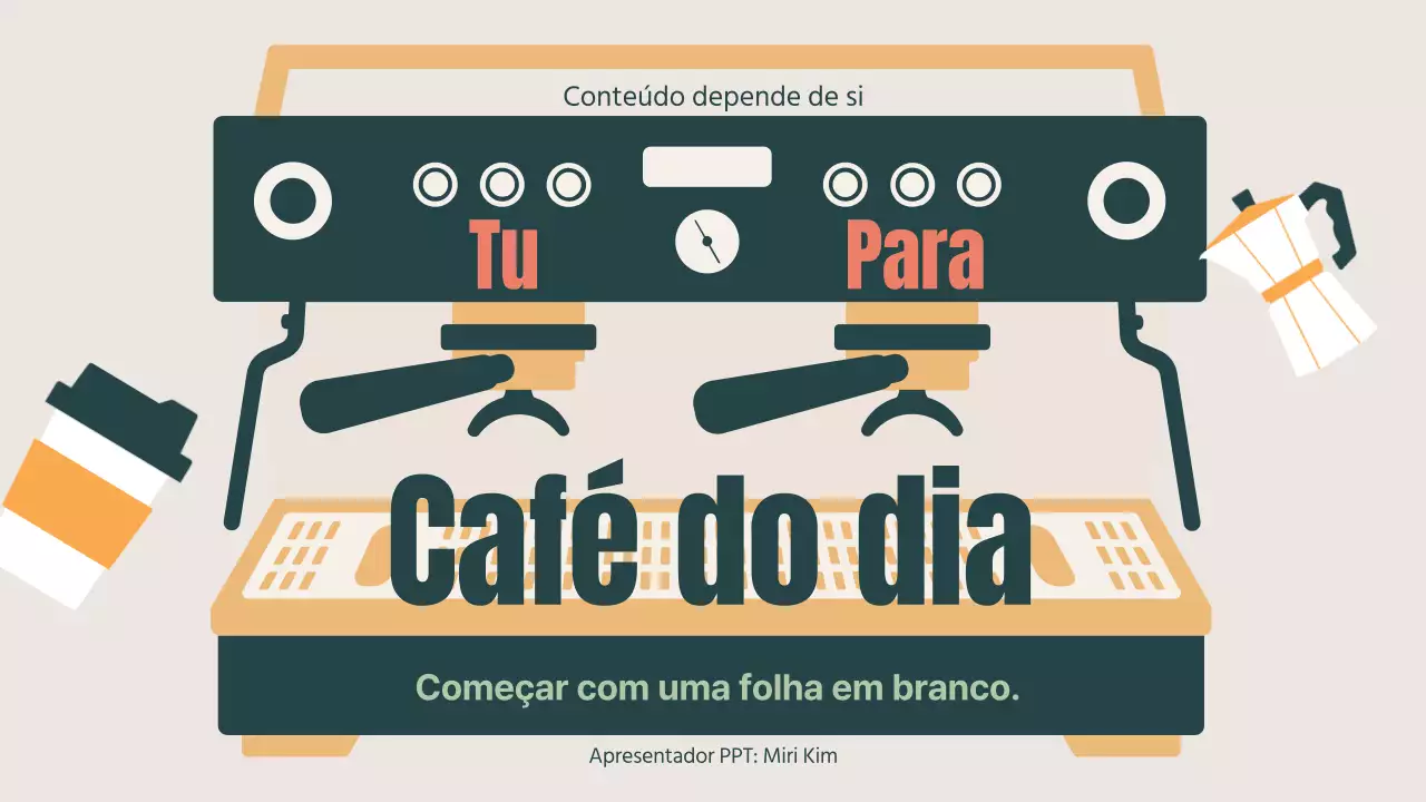 Promova o seu café com um toque de caqui e laranja