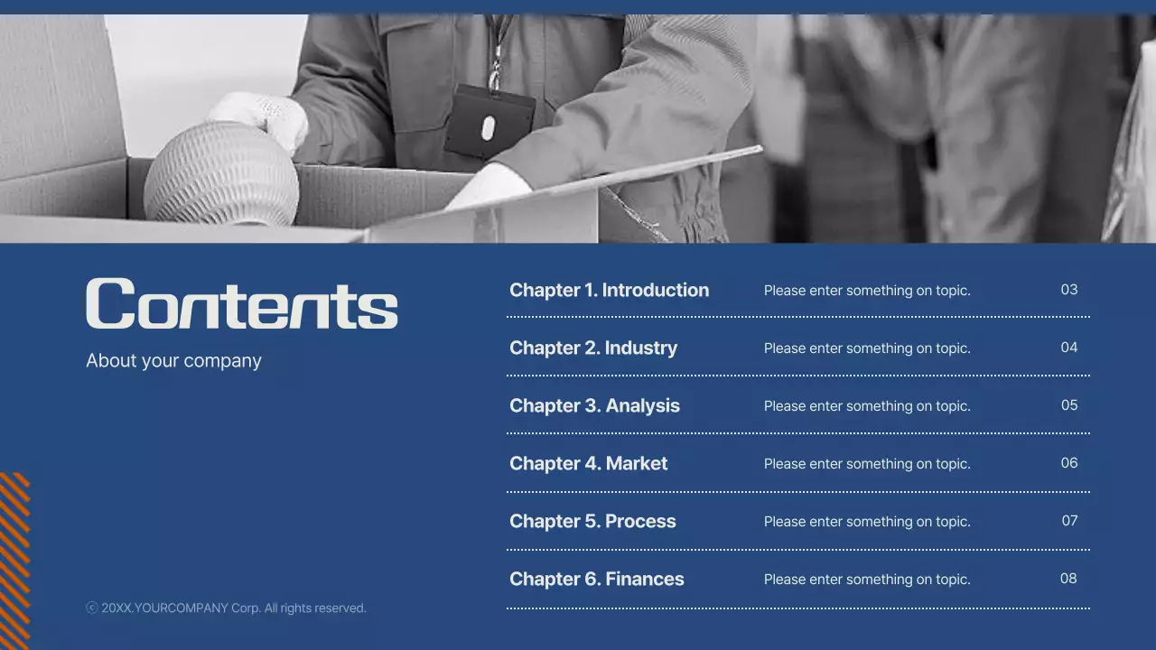 Blue Modern Business Plan Document Presentation