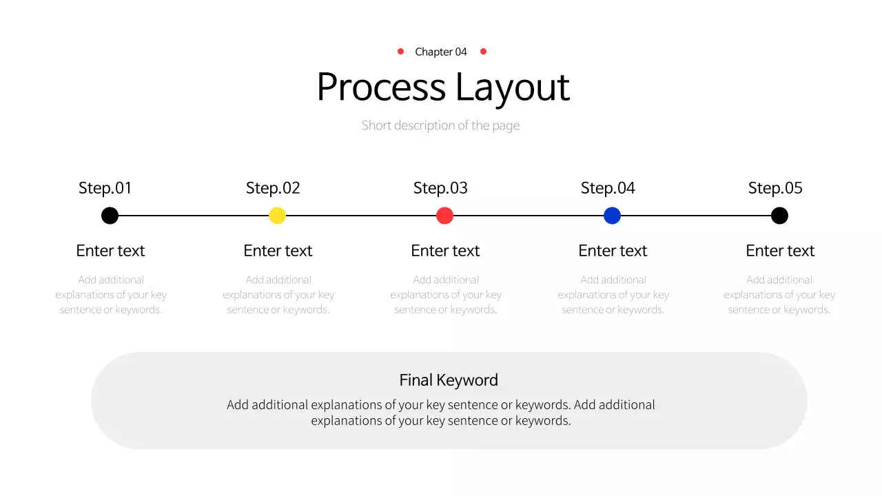 Yellow and red geometric business report