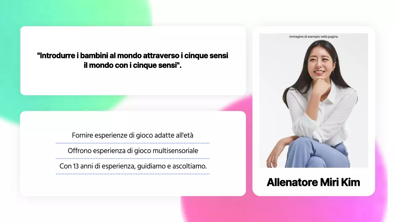 Una semplice cartella istruttori rosa e blu