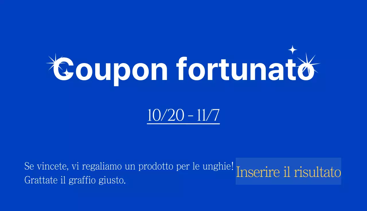 Bellezza salone per unghie evento lotteria con sfondo blu