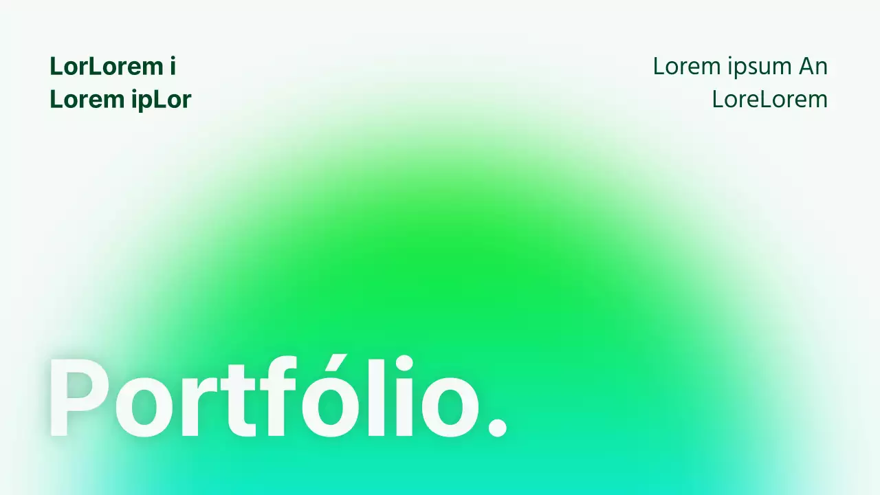 Uma apresentação simples da carteira de instrutor em verde e azul claro