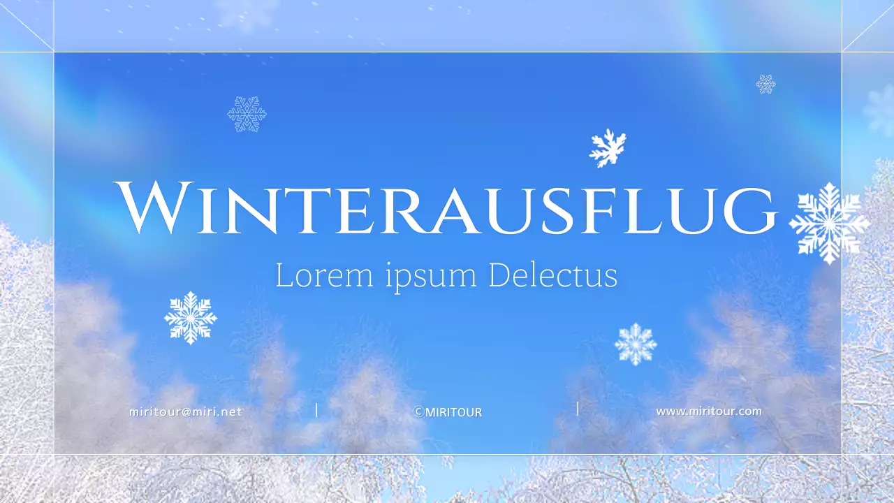 Winterreise-Informationen für Hokkaido, Japan: blau und natürlich