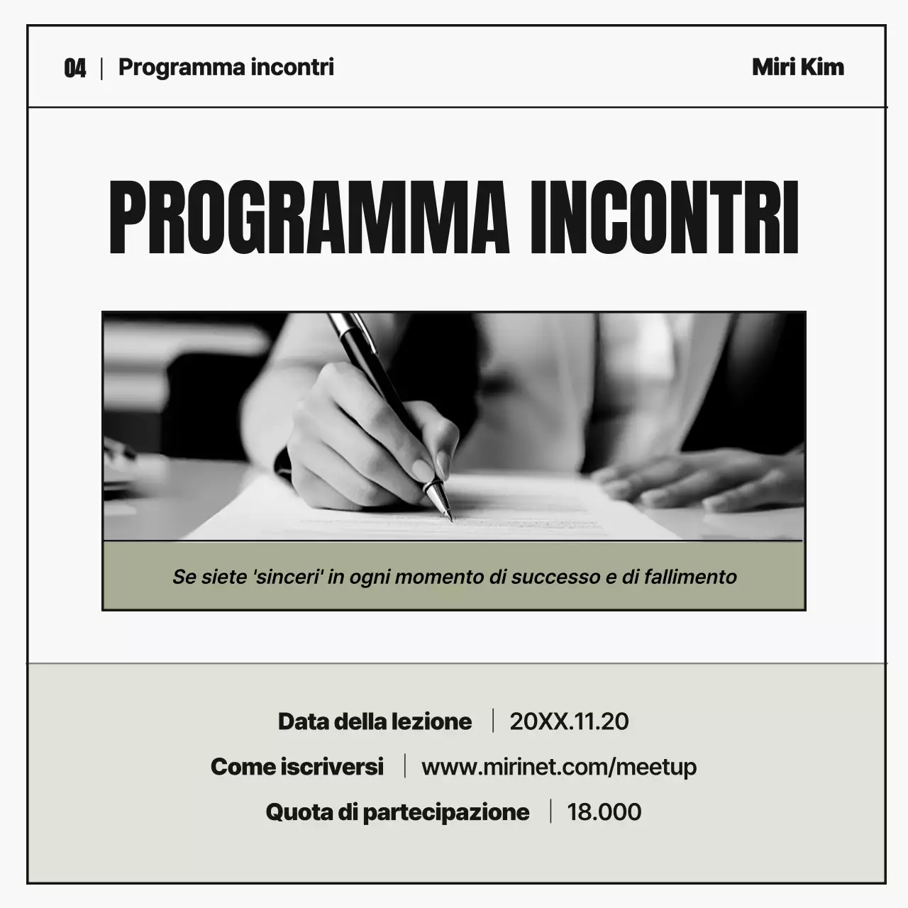 Semplice ritratto aziendale rivista intervista in bianco e nero e kaki
