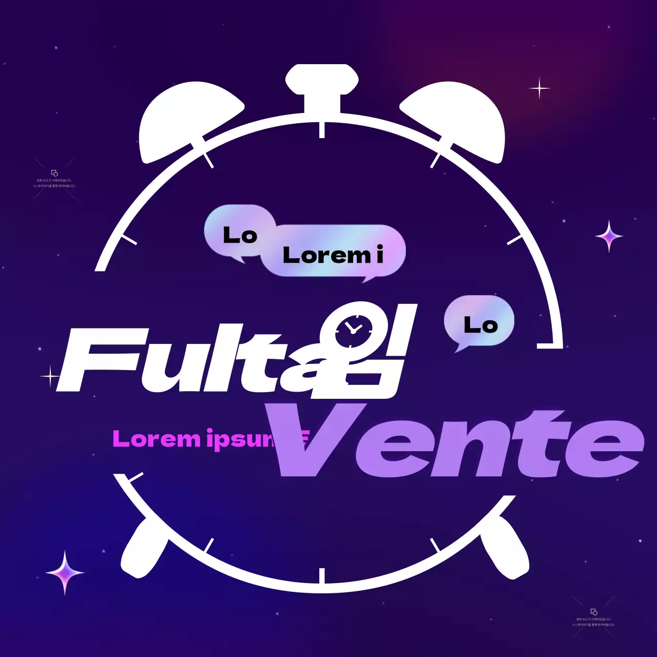 Faites la promotion de votre événement du vendredi noir dans un style cyberpunk violet et néon.